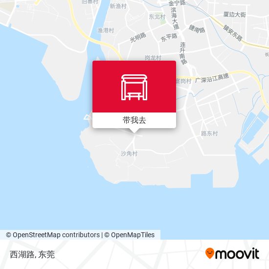 西湖路地图