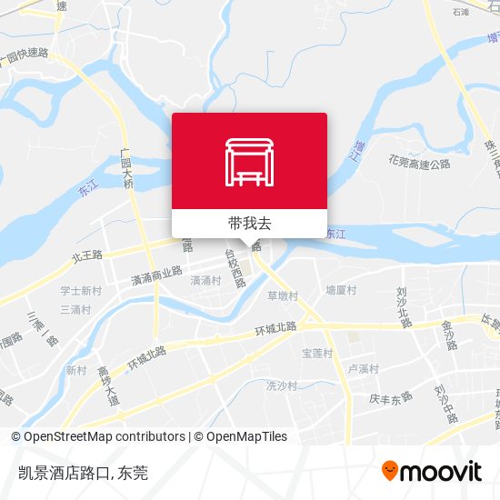凯景酒店路口地图