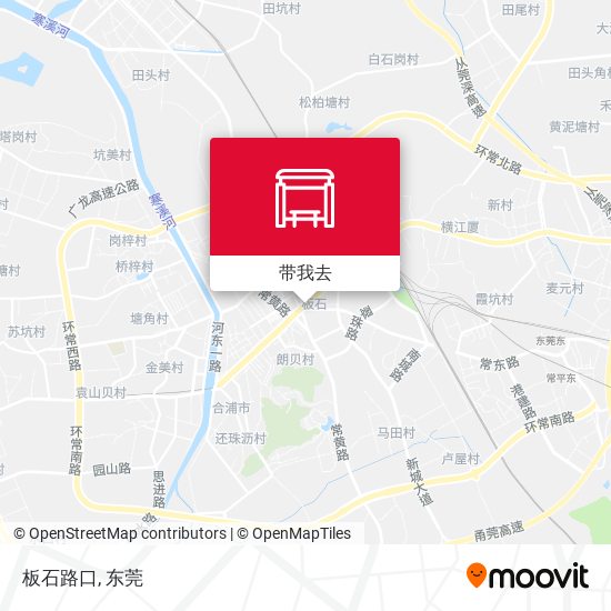 板石路口地图