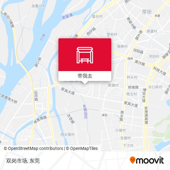 双岗市场地图