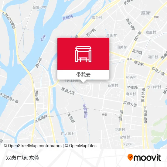 双岗广场地图