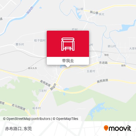 赤布路口地图