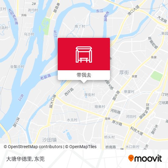 大塘华德里地图