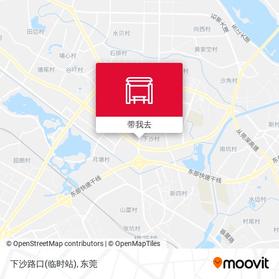 下沙路口(临时站)地图