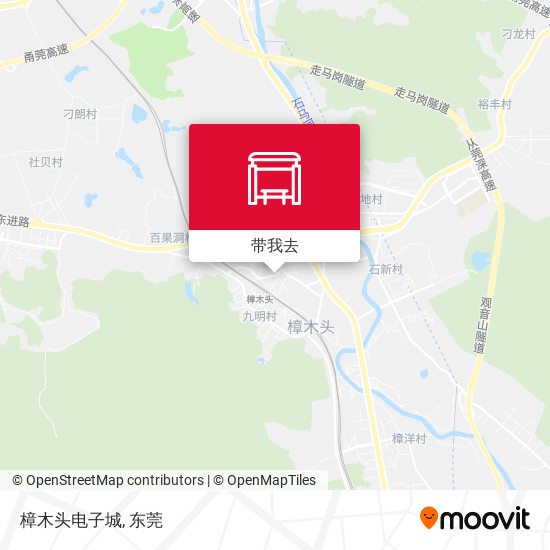 樟木头电子城地图