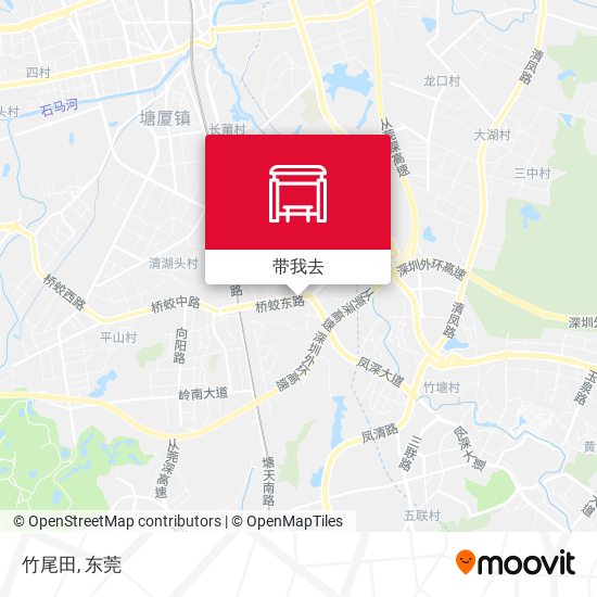 竹尾田地图