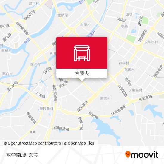 东莞南城地图