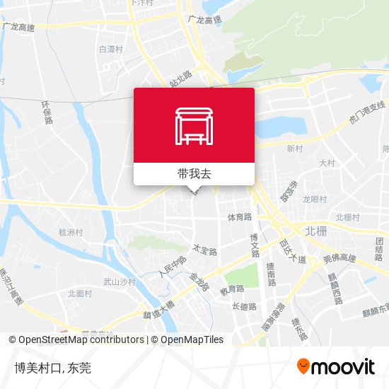 博美村口地图