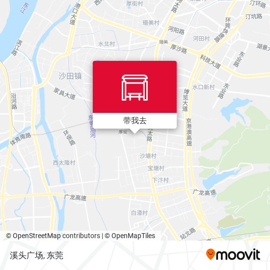 溪头广场地图