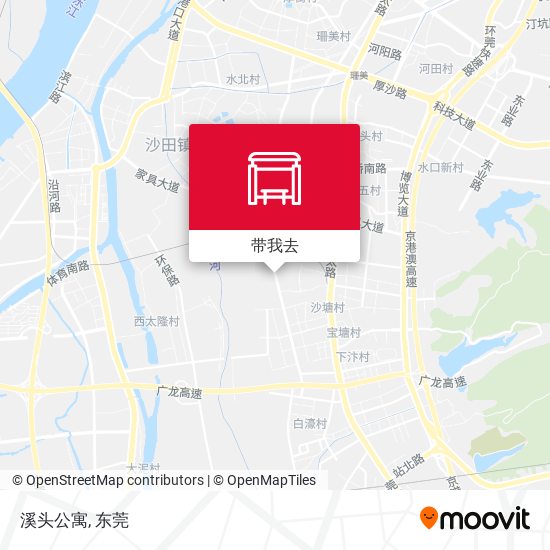 溪头公寓地图