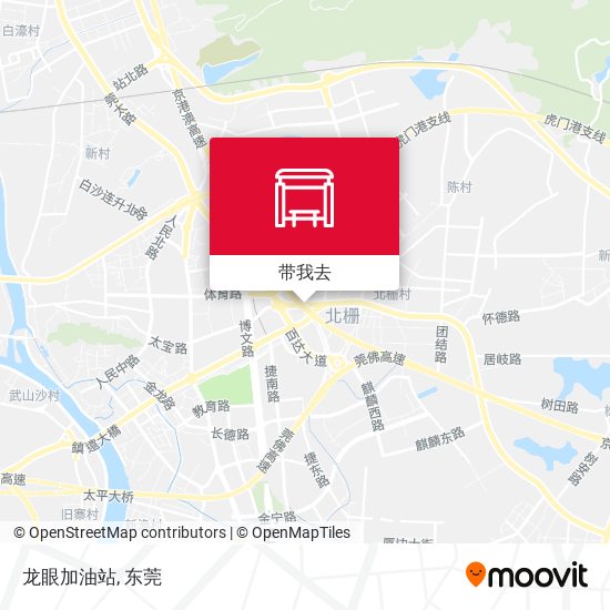 龙眼加油站地图