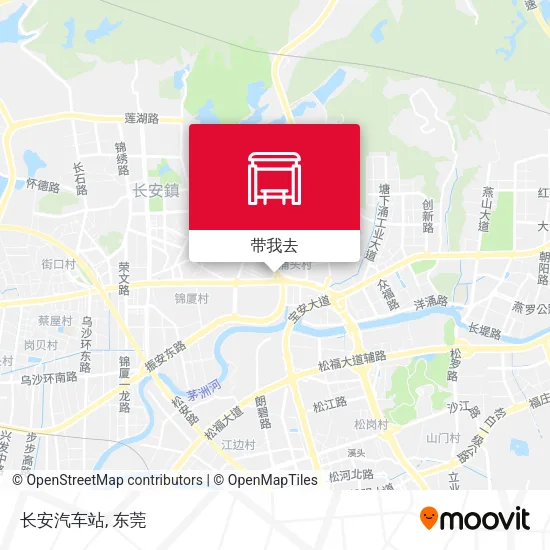 长安汽车站地图