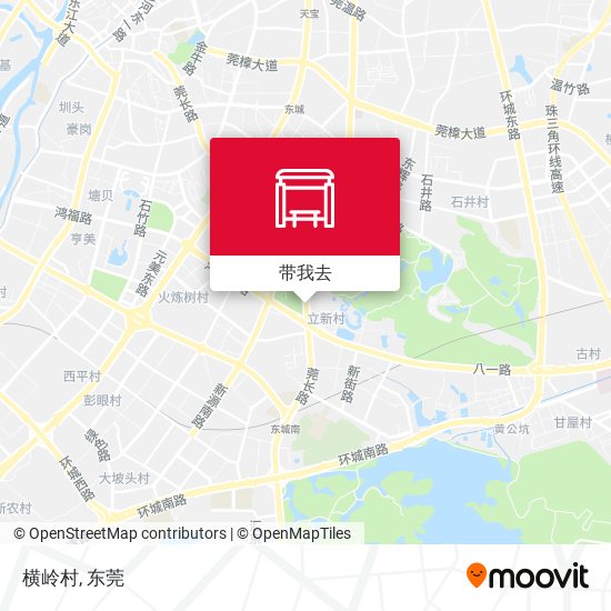 横岭村地图