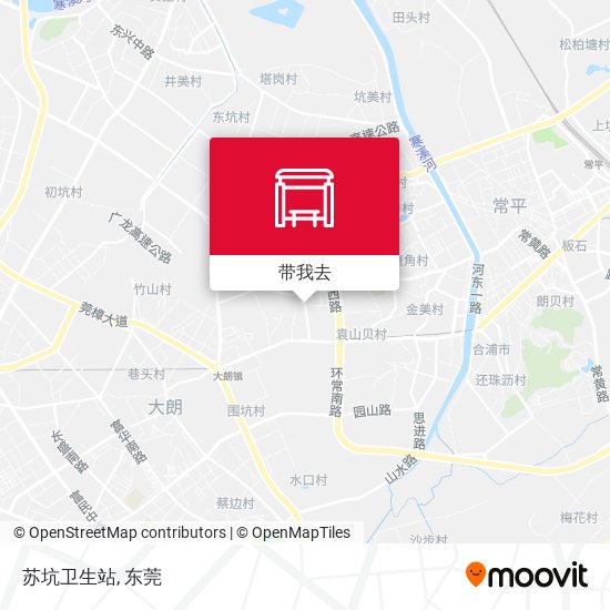 苏坑卫生站地图