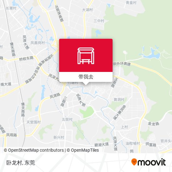 卧龙村地图