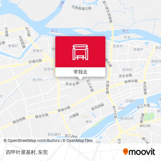 四甲叶屋基村地图