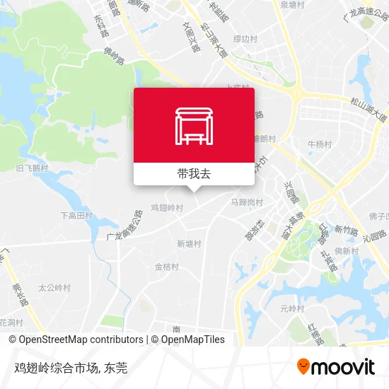 鸡翅岭综合市场地图