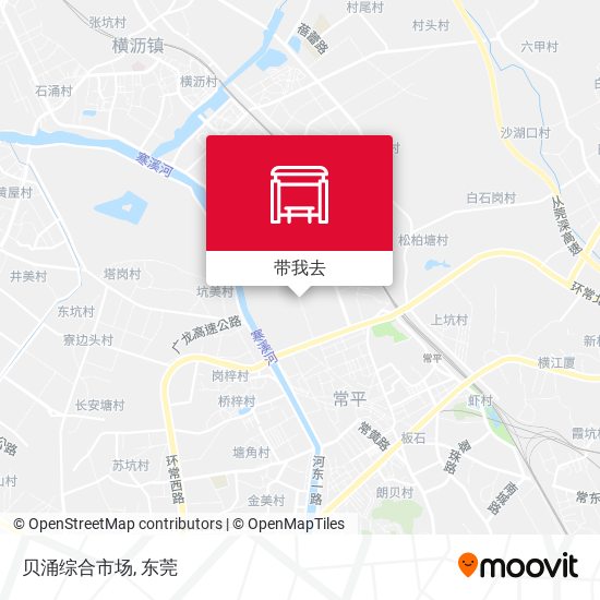 贝涌综合市场地图