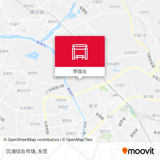 贝涌综合市场地图