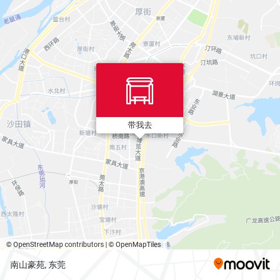 南山豪苑地图