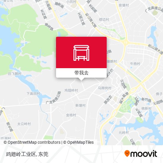 鸡翅岭工业区地图