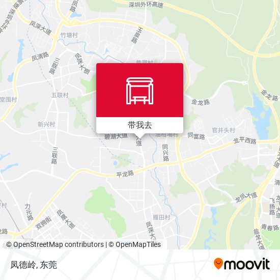 凤德岭地图