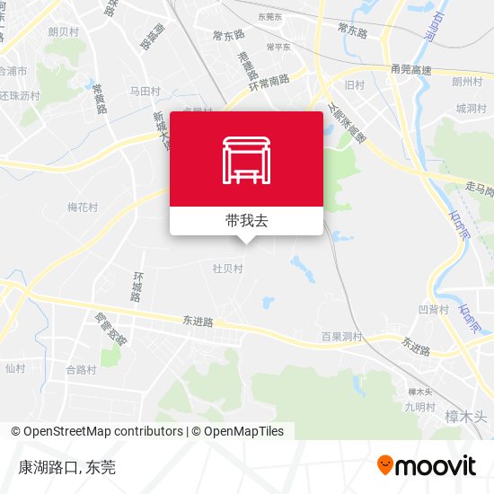 康湖路口地图