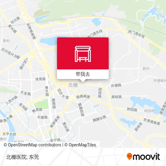 北栅医院地图