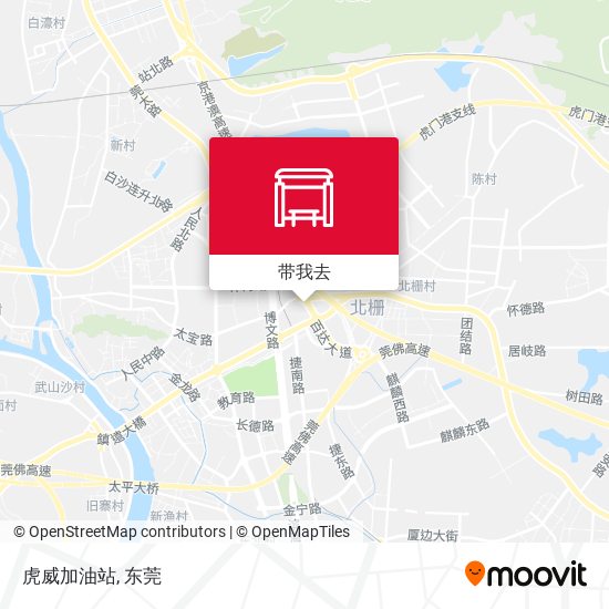 虎威加油站地图