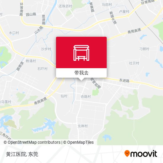 黄江医院地图