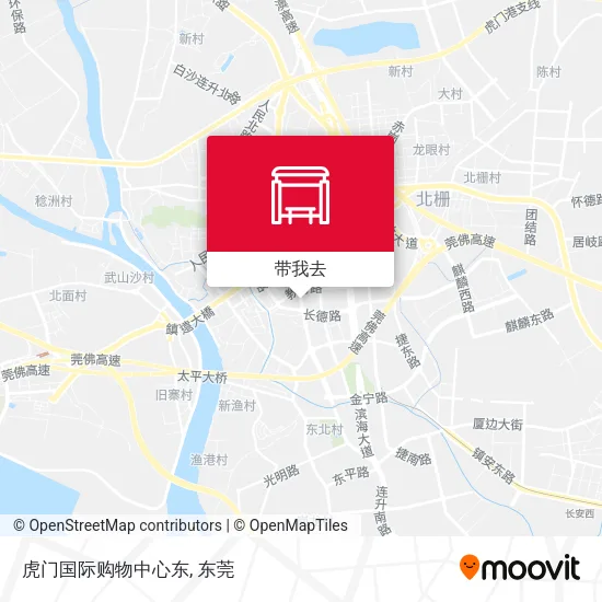 虎门国际购物中心东地图