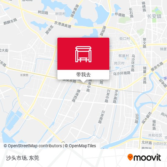 沙头市场地图