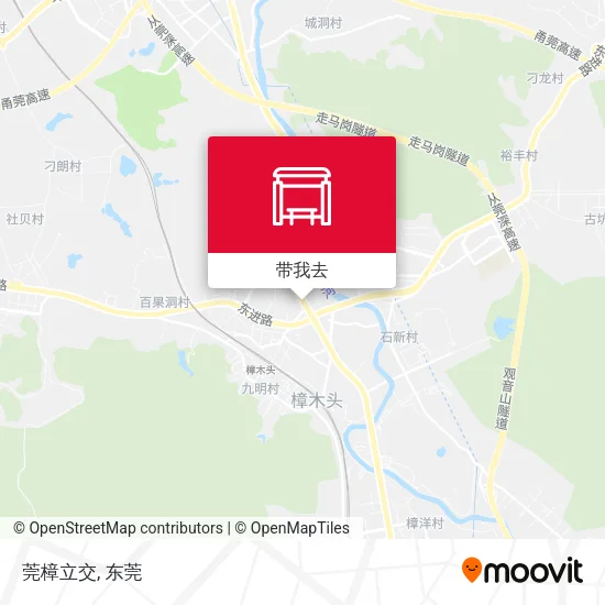 莞樟立交地图