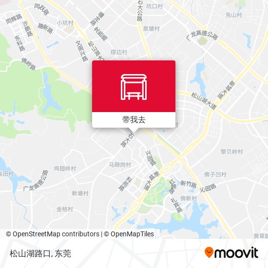 松山湖路口地图