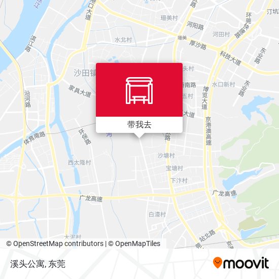 溪头公寓地图