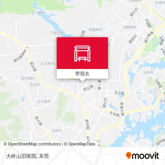 大岭山旧医院地图