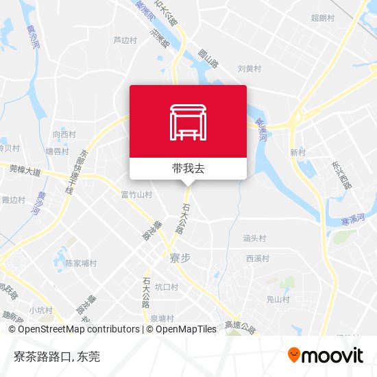 寮茶路路口地图