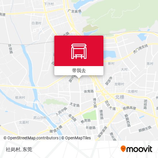 社岗村地图