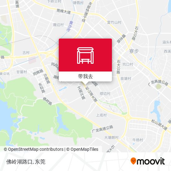 佛岭湖路口地图