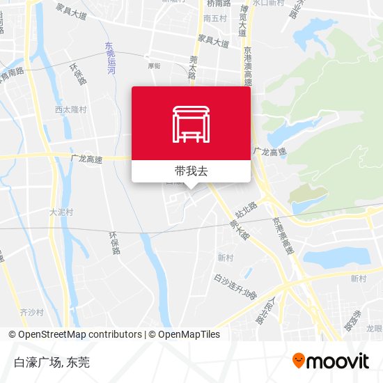 白濠广场地图