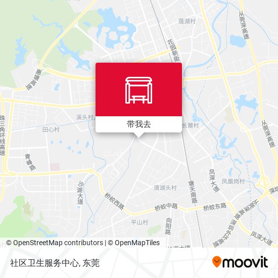 社区卫生服务中心地图