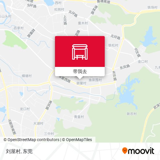 刘屋村地图