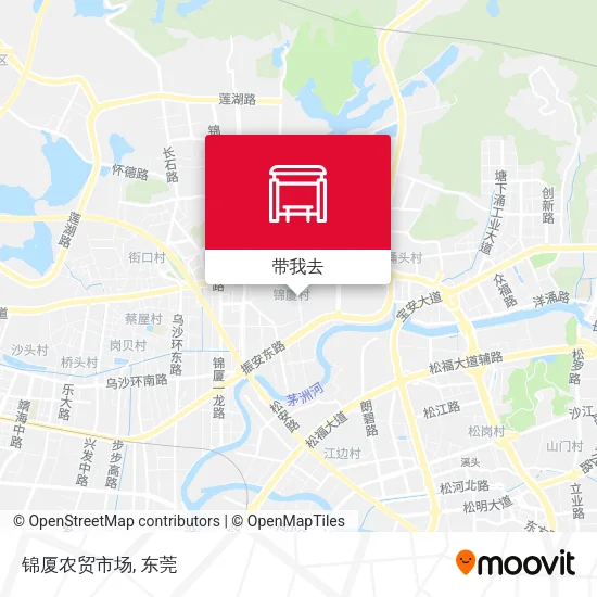 锦厦农贸市场地图