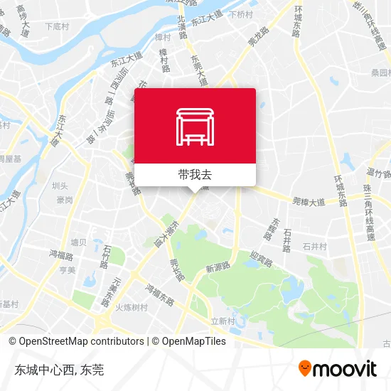 东城中心西地图