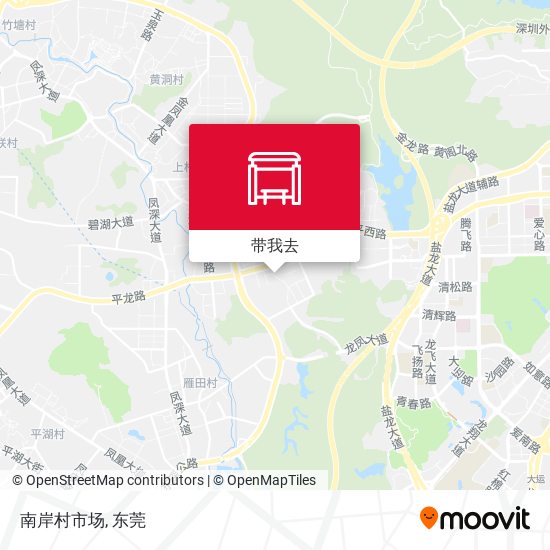 南岸村市场地图