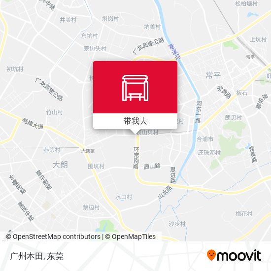 广州本田地图