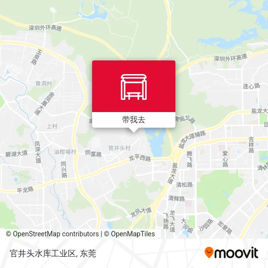 官井头水库工业区地图