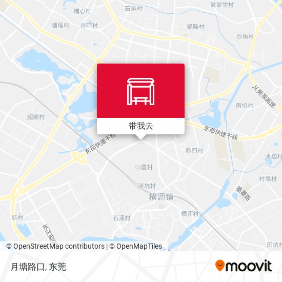 月塘路口地图