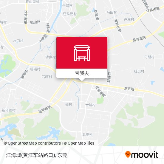 江海城(黄江车站路口)地图