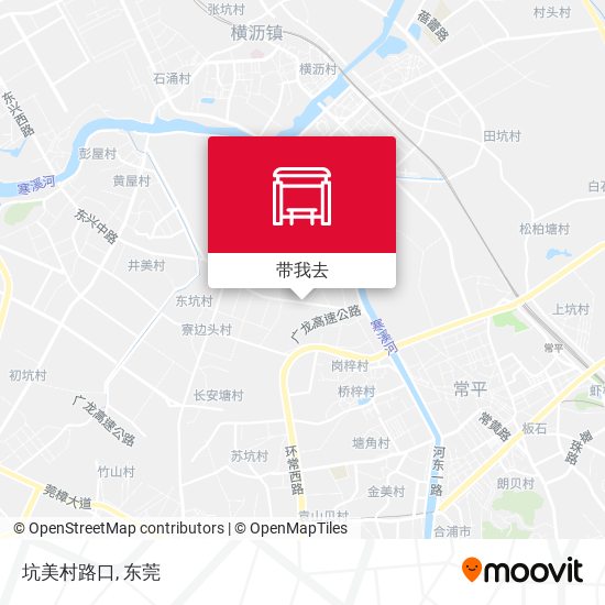 坑美村路口地图